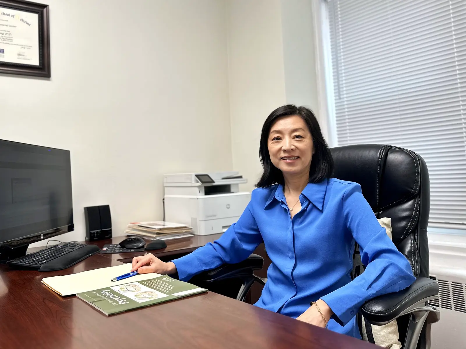 Portrait of Dr. Yang, Board-Certified Psychiatrist