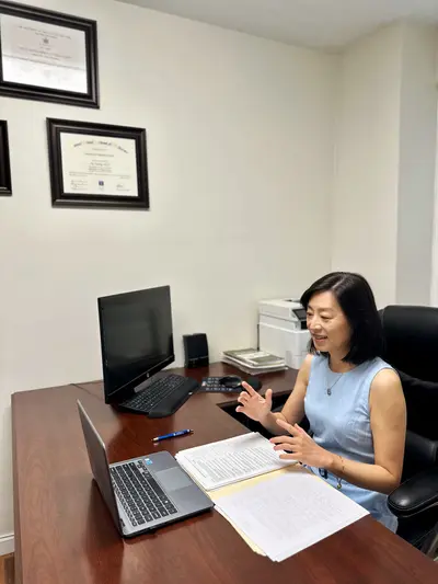 Dr. Yang's Telemedicine Session with Patient