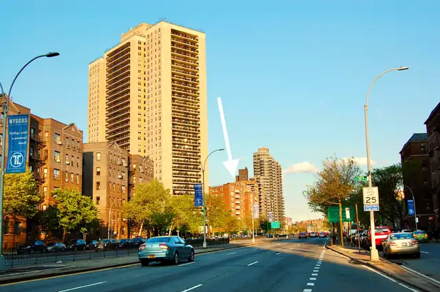 The Office Building from the view of Queens Blvd
